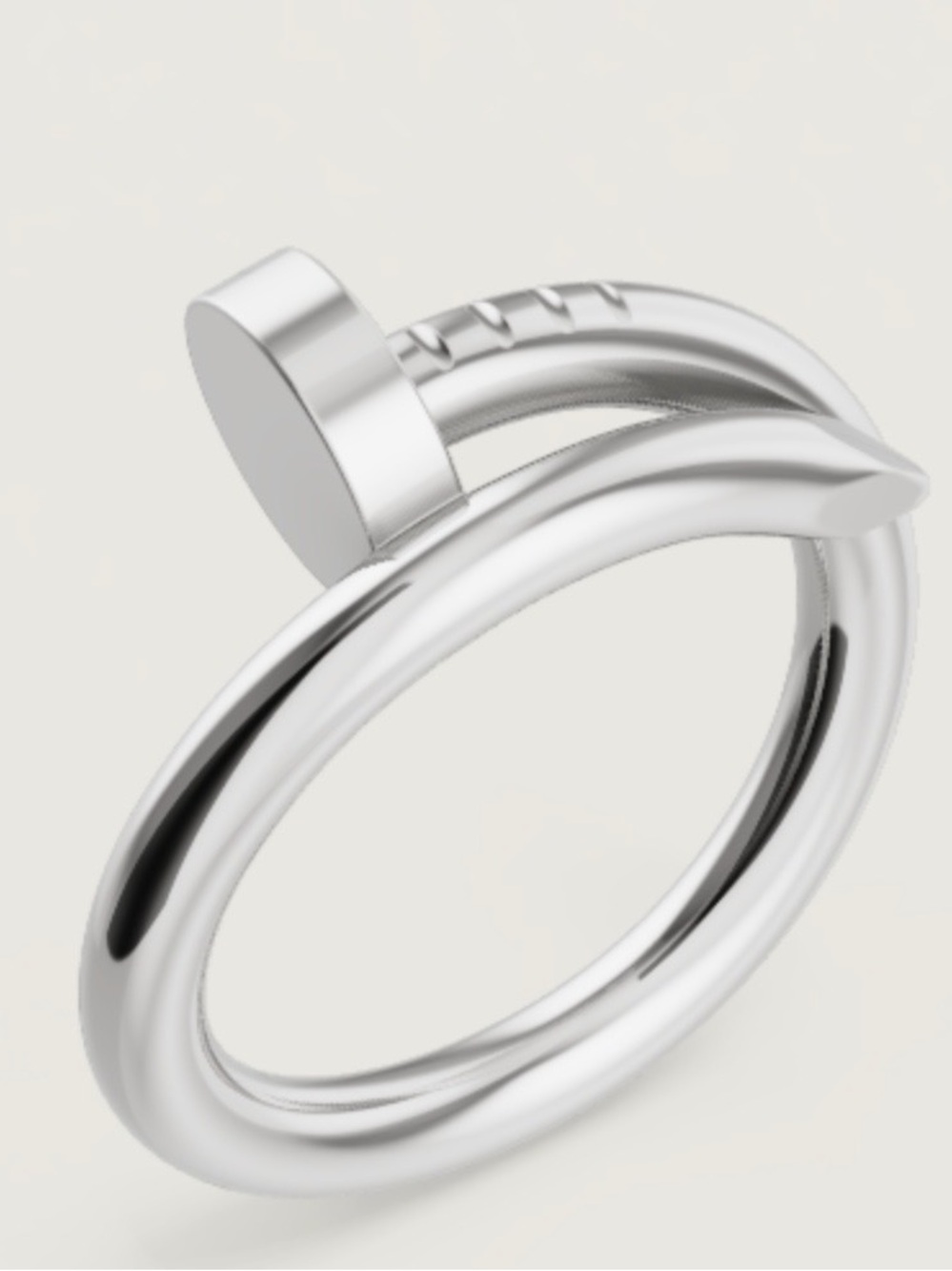 Cartier White Gold JUSTE UN CLOU RING, CLASSIC MODEL